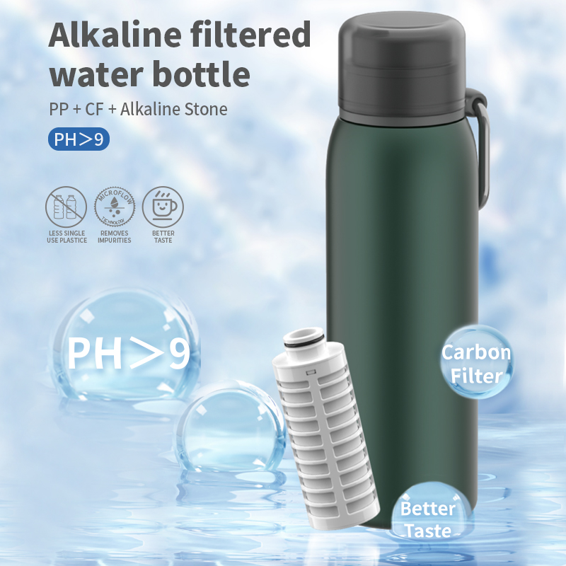 Alkaline filtered water bottle(pour)